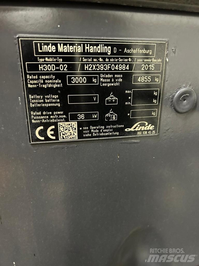 Linde H30D-02 EVO Dizelski viličari