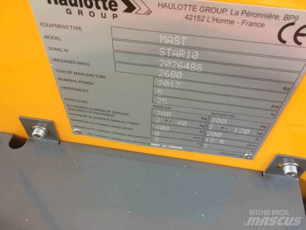 Haulotte Star 10 Vertikalne radne podizne platforme