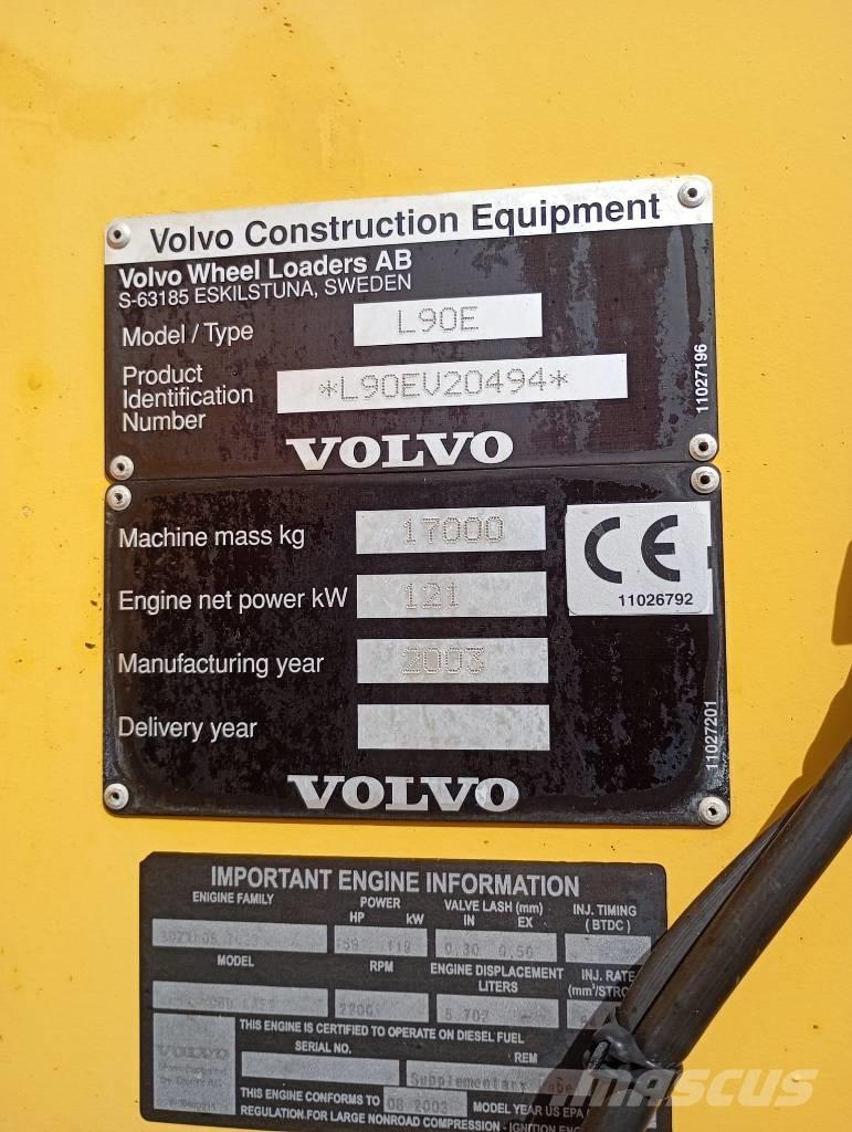 Volvo Radlader L90E Utovarivači na kotačima