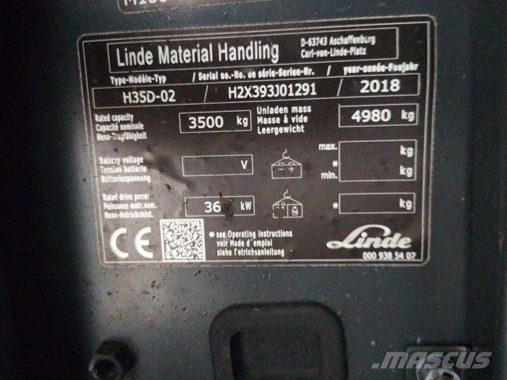 Linde H35D-02 Dizelski viličari
