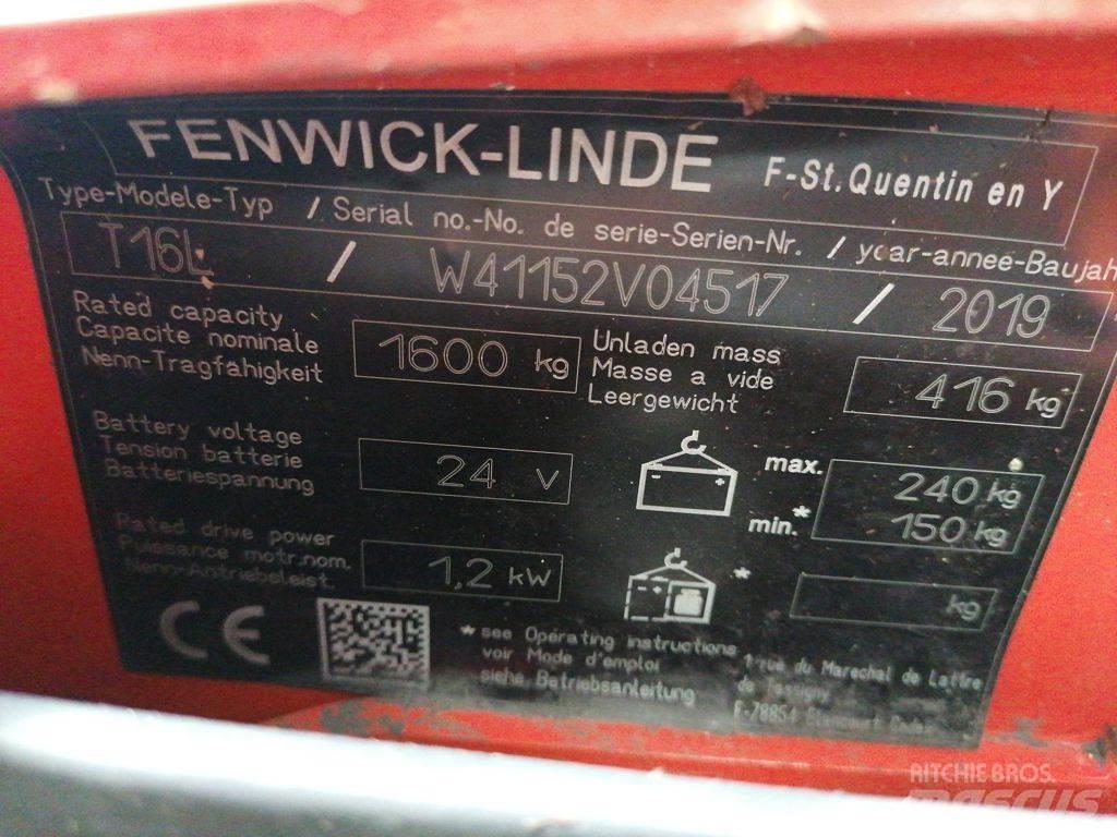 Linde T16L Nisko podizni električni viličar