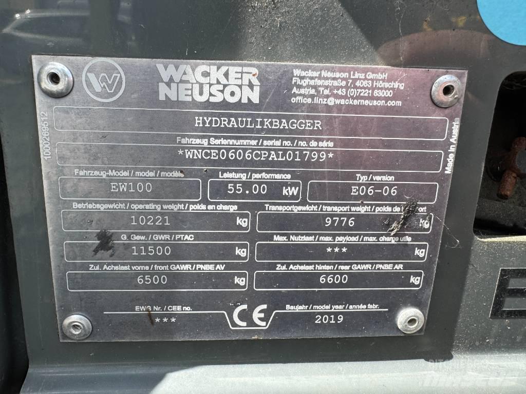 Wacker Neuson EW100 Bageri na kotačima