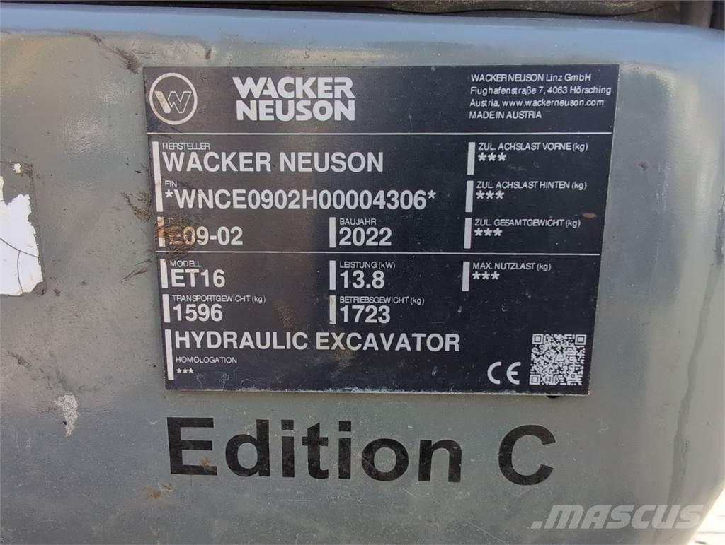 Wacker Neuson ET16 Bageri gusjeničari