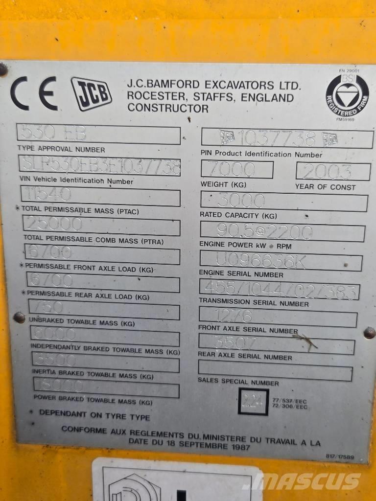 JCB 530 Teleskopski viličari