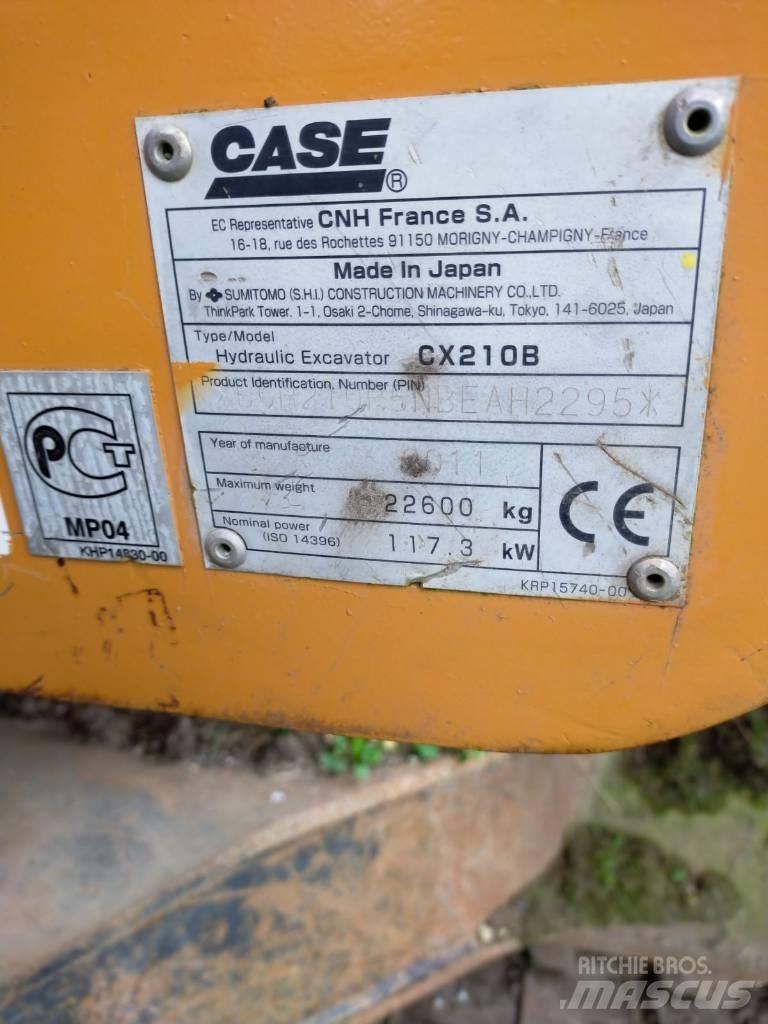 CASE 210 CX B Bageri gusjeničari