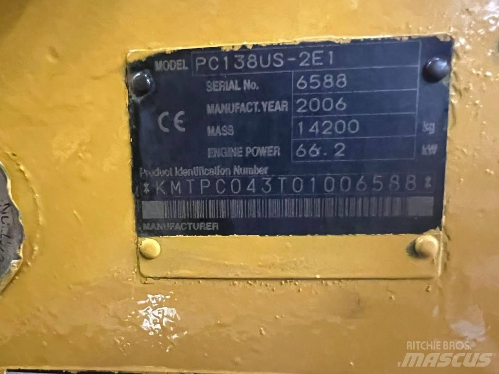 Komatsu PC 138 US Bageri gusjeničari