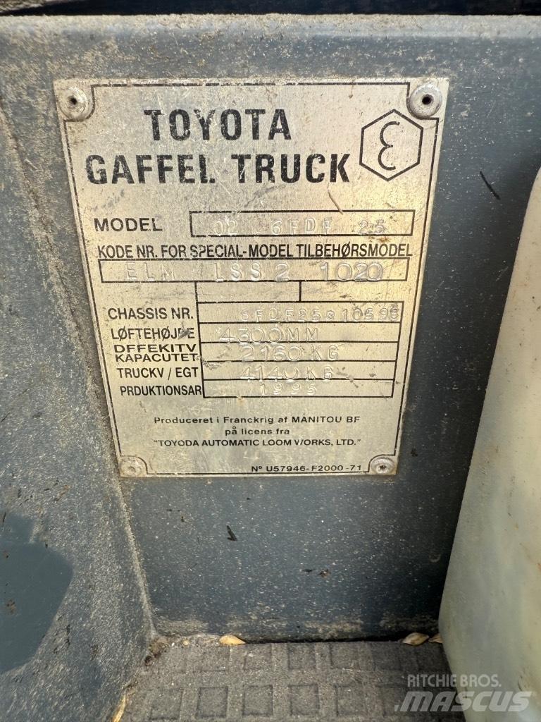 Toyota FD 25 Dizelski viličari