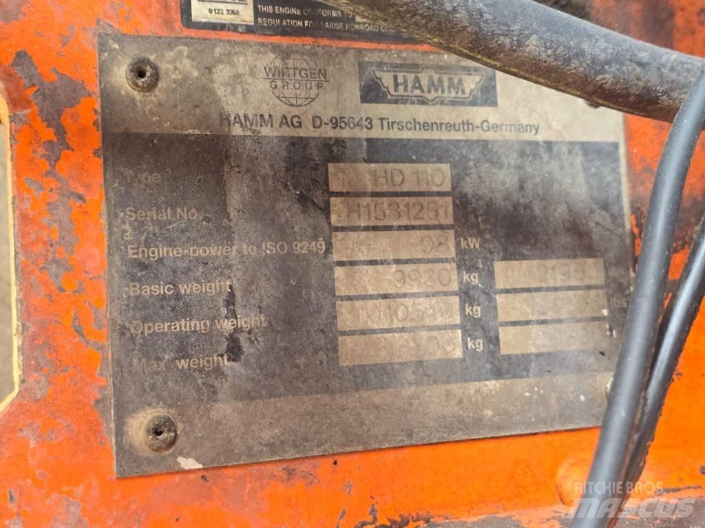 Hamm HD 110 Valjci sa dvojnim bubnjem