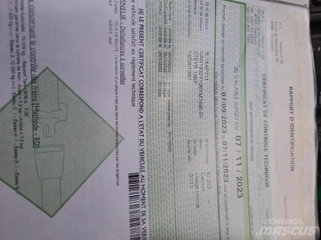 Steyr 19KP Rol kiper kamioni s kukama za dizanje