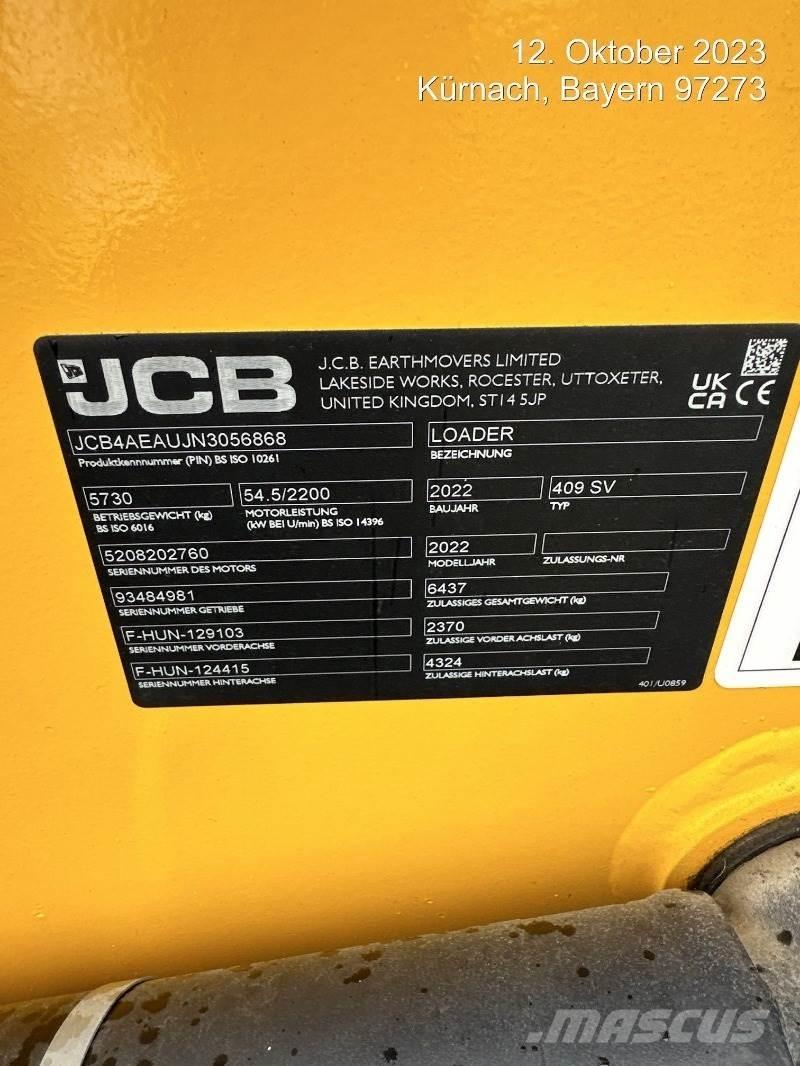 JCB 409 Utovarivači na kotačima