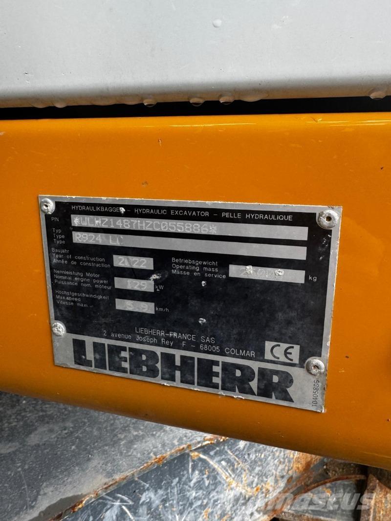 Liebherr R924 Bageri gusjeničari