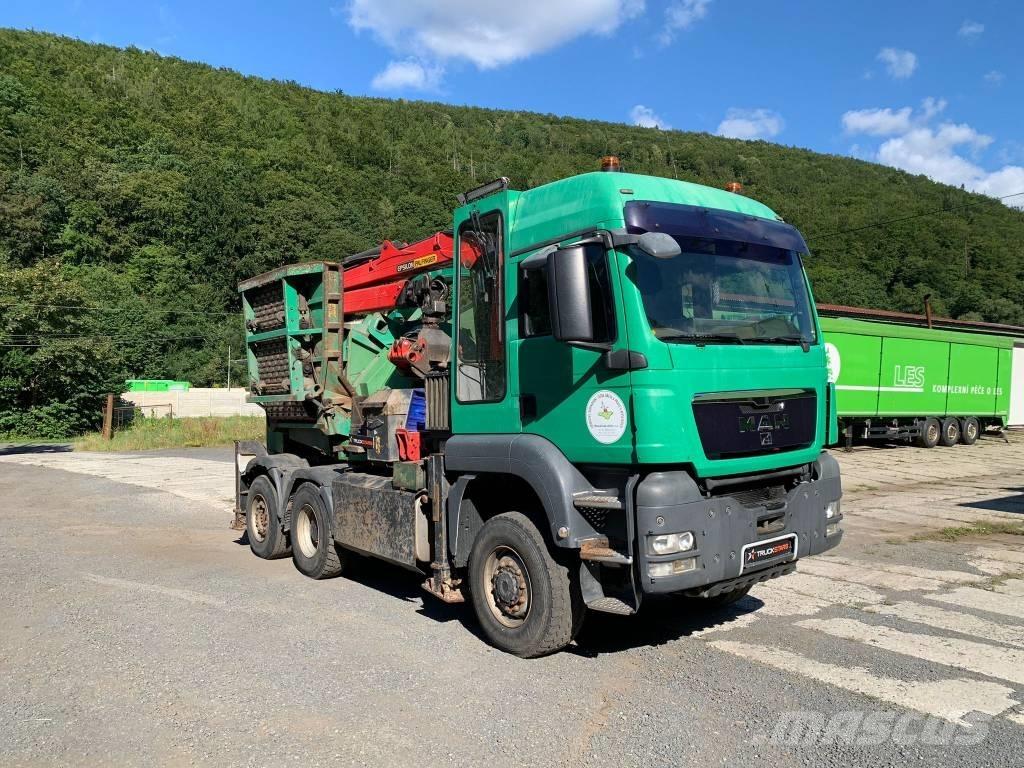 JENZ MAN TGS 6x4 Drobilice za drvo / čiperi