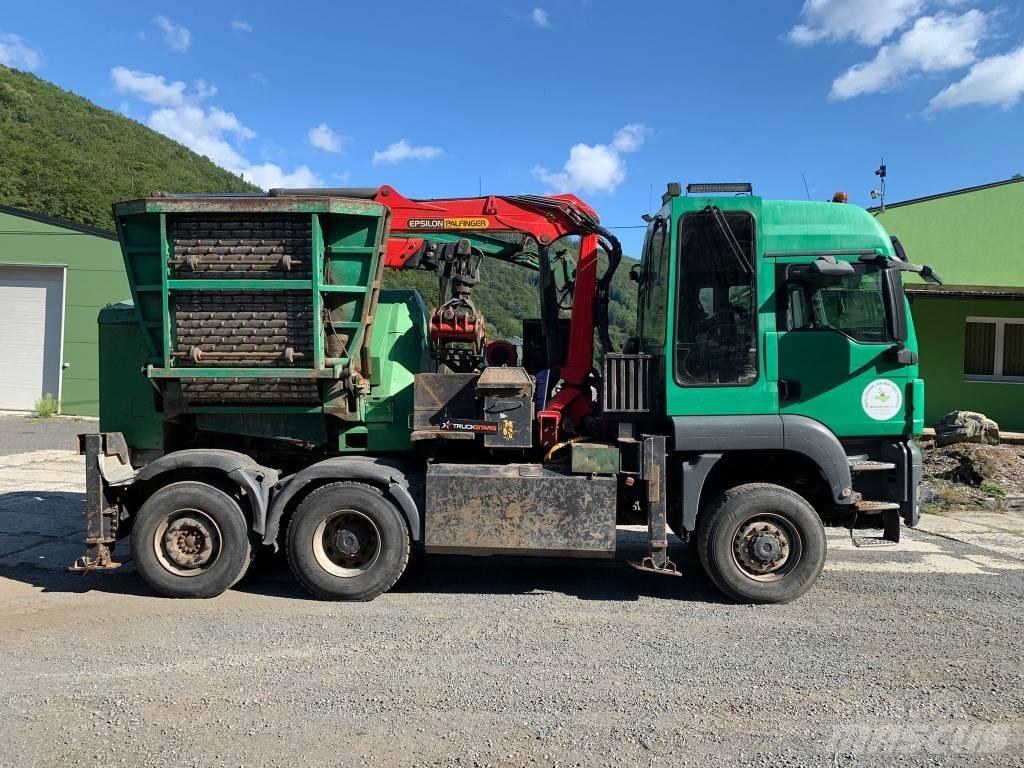 MAN - JENZ TGS 6x4 Drobilice za drvo / čiperi
