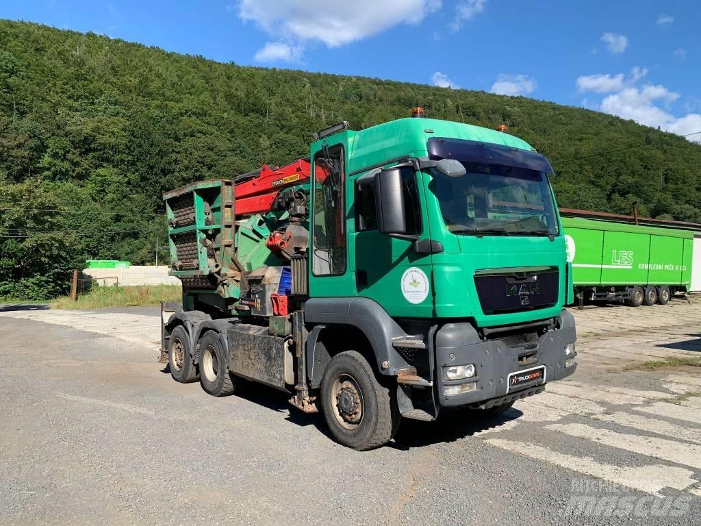 MAN - JENZ TGS 6x4 Drobilice za drvo / čiperi