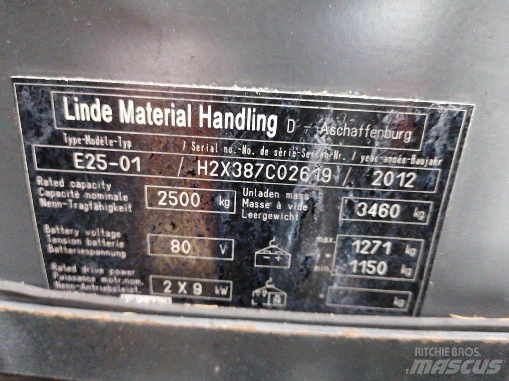 Linde E25-01 Električni viličari