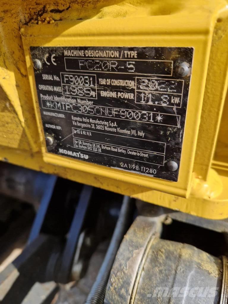 Komatsu PC 20 R-5 Mini bageri <7t
