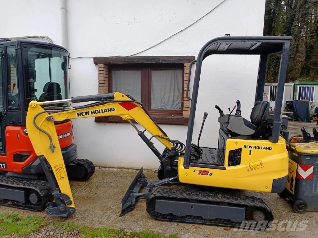New Holland E 18 B Mini bageri <7t