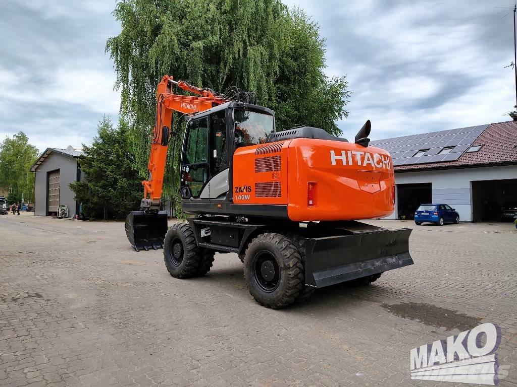 Hitachi ZX 140 W-5 Bageri na kotačima