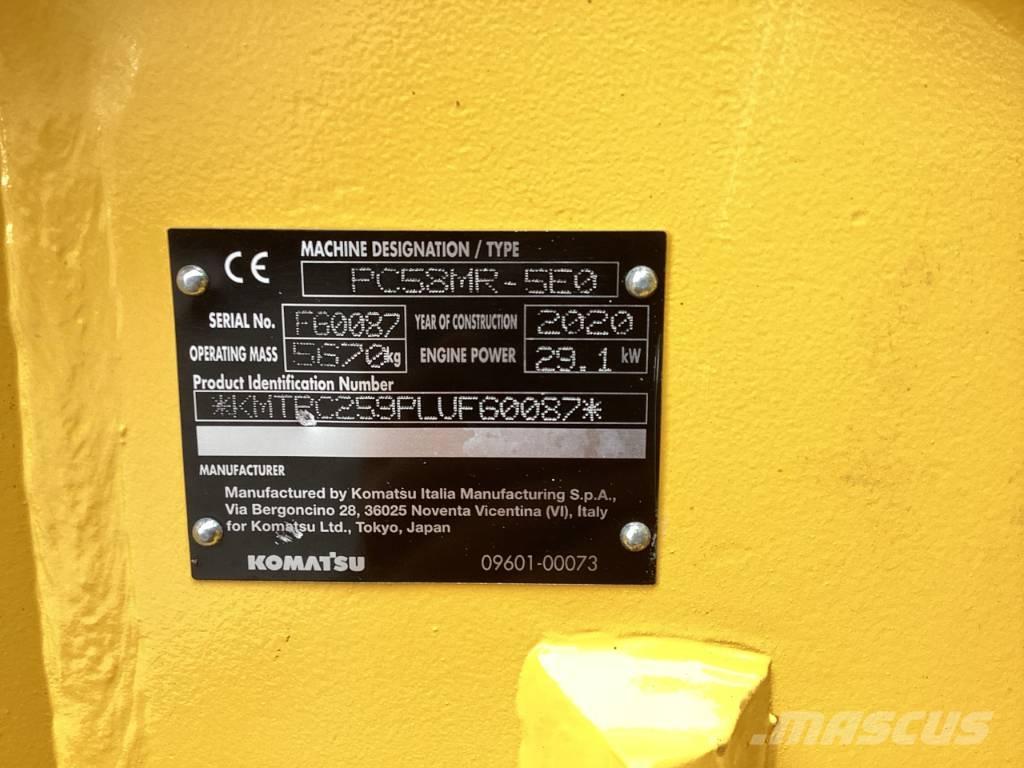 Komatsu PC 58 MR-5E0 Mini bageri <7t