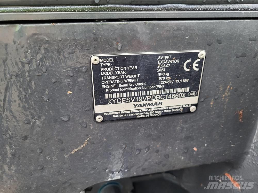 Yanmar SV 19 VT Mini bageri <7t