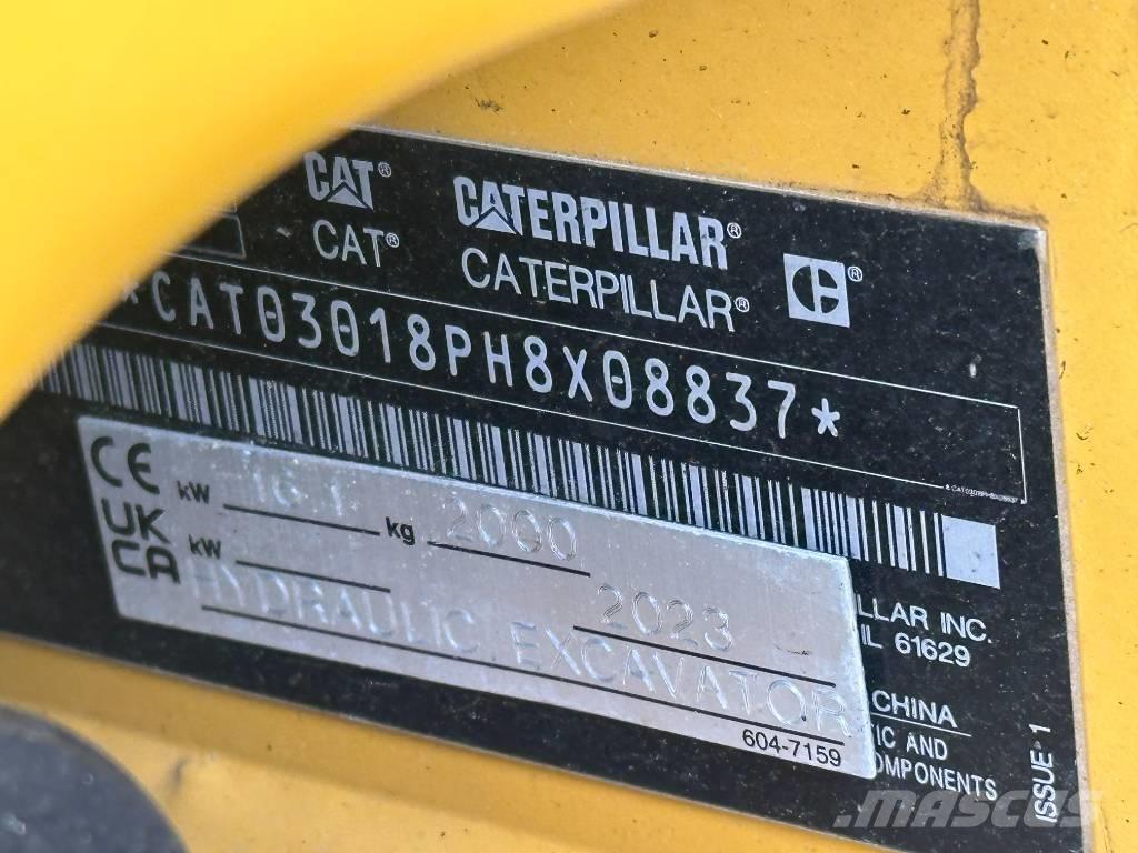 CAT 301.8 Mini bageri <7t