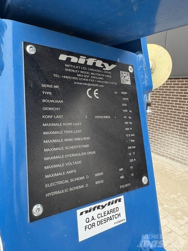 Niftylift 120t Vučne prikolice se podiznom košarom