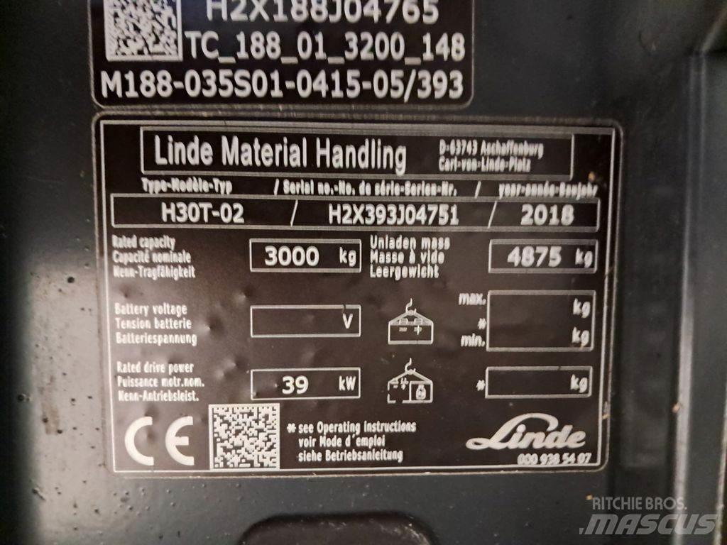 Linde H30T-02 Plinski viličari