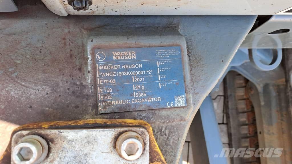 Wacker Neuson ET58 Bageri gusjeničari
