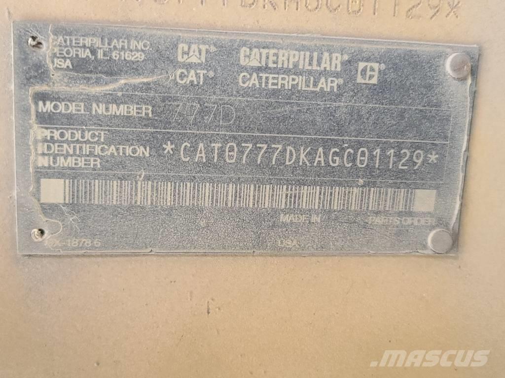 CAT 777 D Zglobni demperi