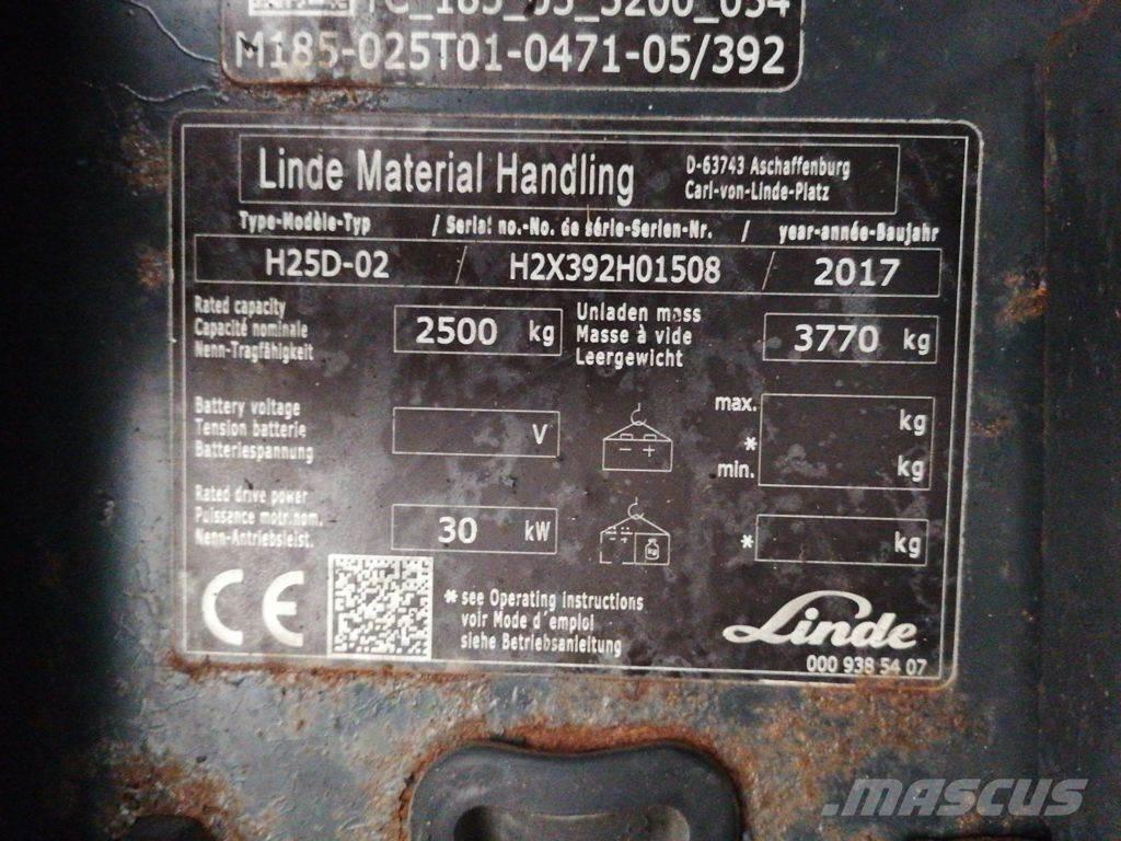 Linde H25D-02 Dizelski viličari