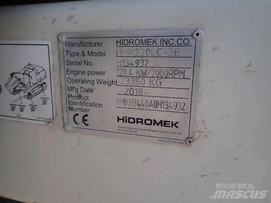 Hidromek HMK 220LC Bageri gusjeničari