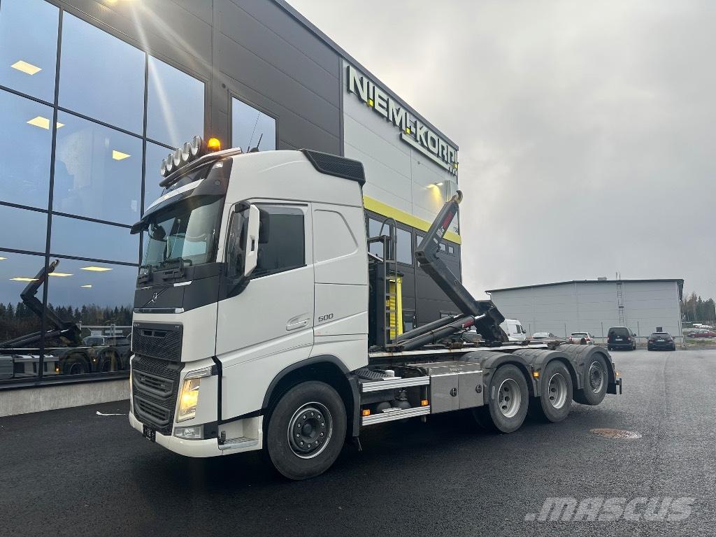 Volvo FH 500 8X4*4 Rol kiper kamioni s kukama za dizanje