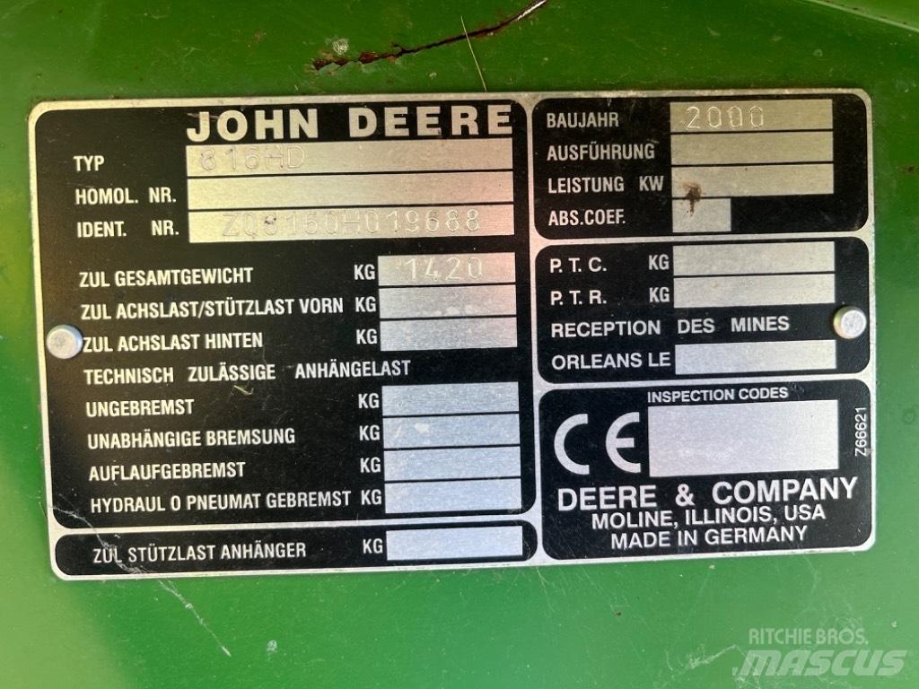 John Deere 2256 Kombajni