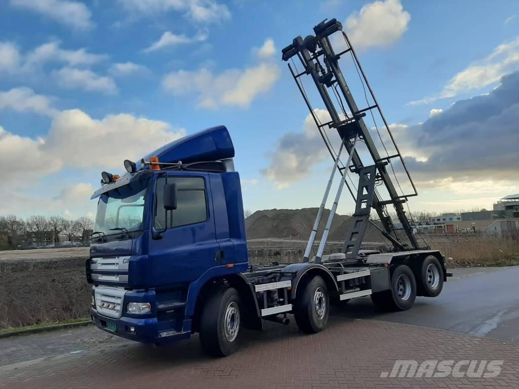 DAF cf85.480 8x2 Rol kiper kamioni s kukama za dizanje