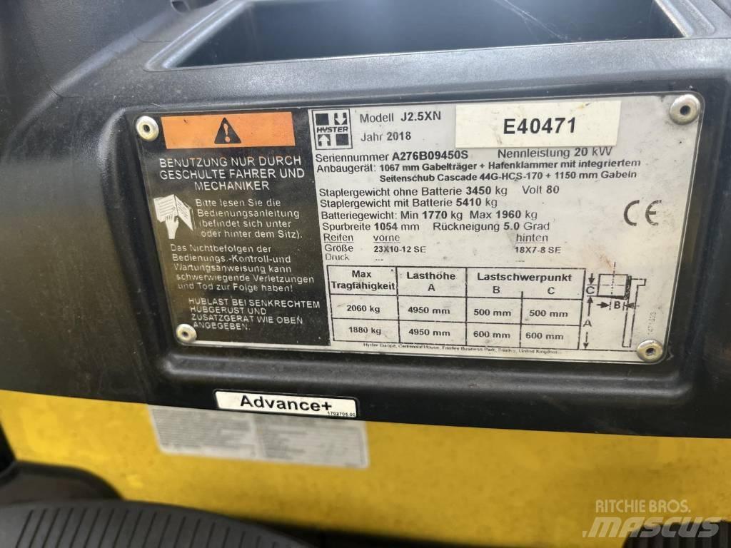 Hyster J2.5XN Električni viličari