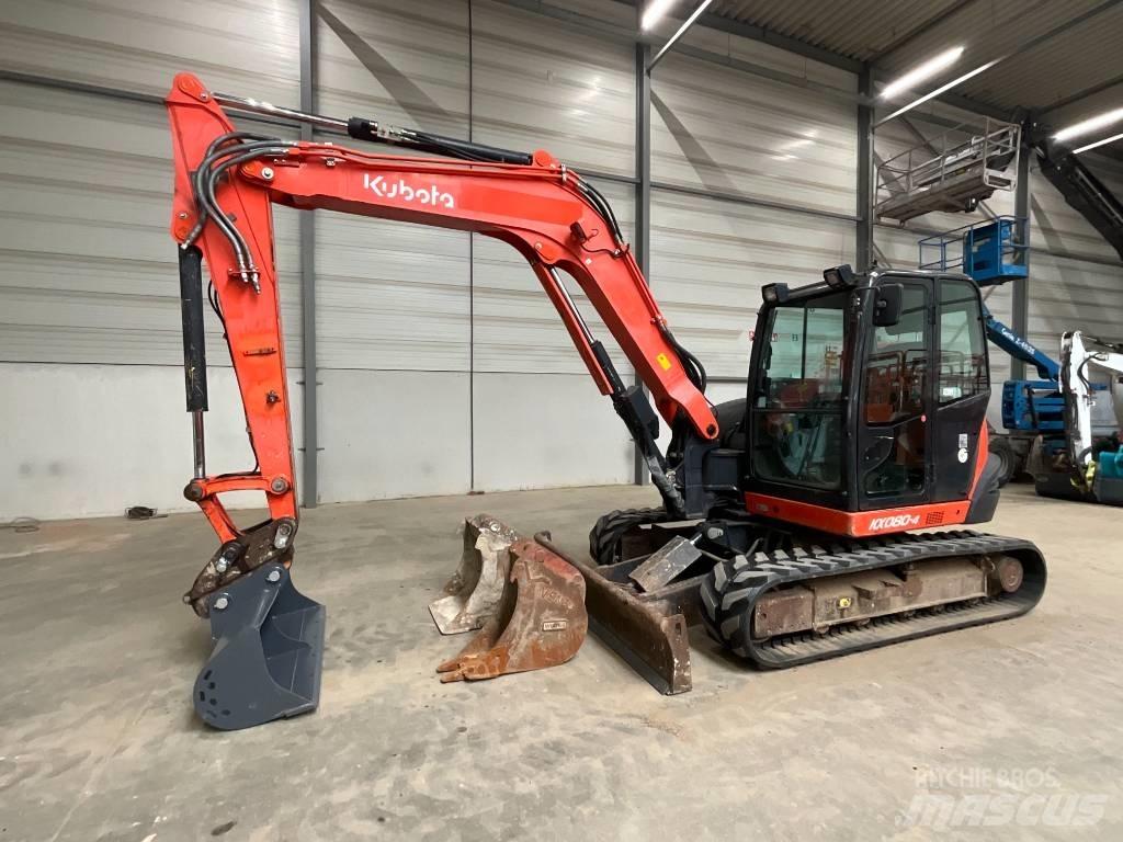 Kubota KX 080-4 Midi bageri 7t – 12t