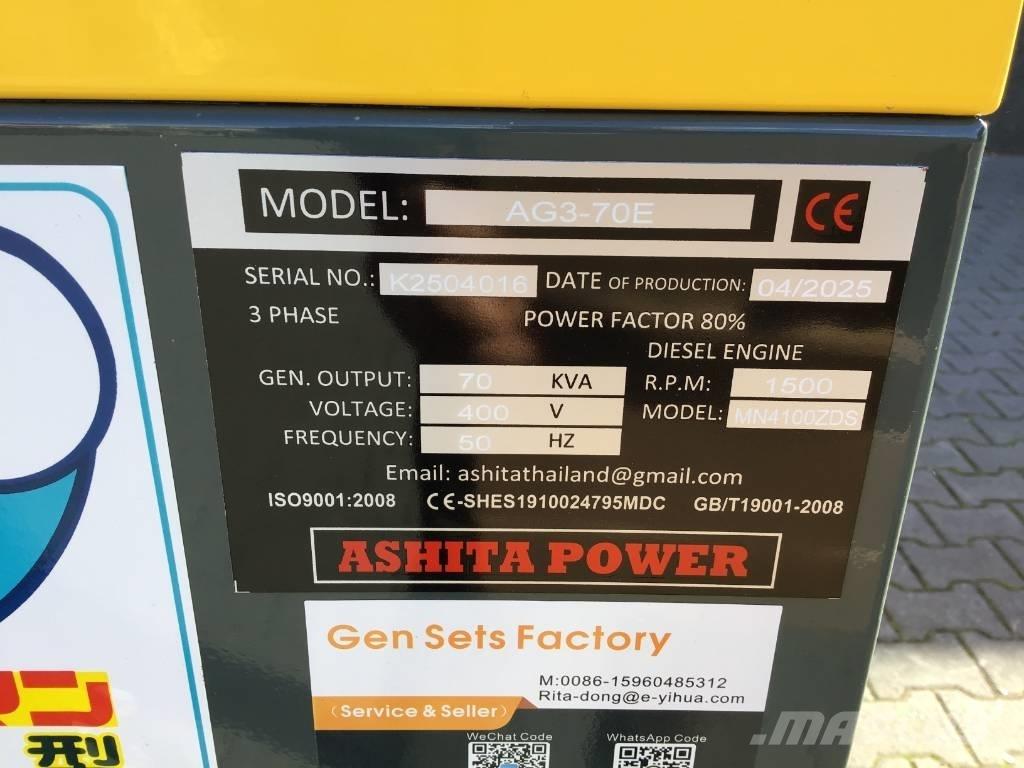 Ashita AG3-70E Dizel agregati