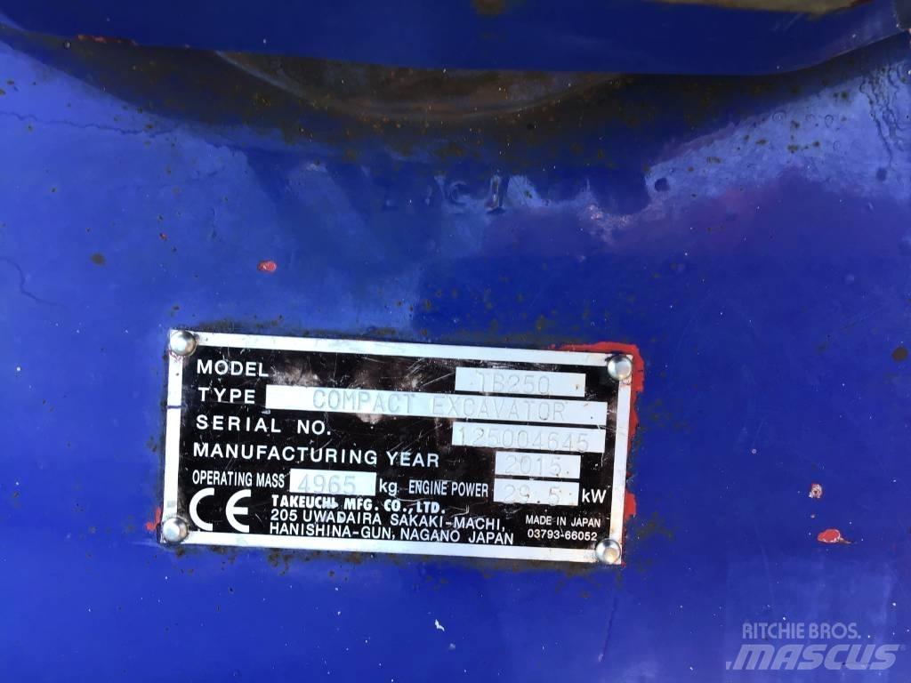 Takeuchi TB 250 Mini bageri <7t