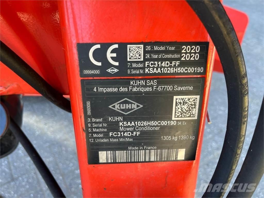 Kuhn FC 314D-FF Uređaji za kosilice