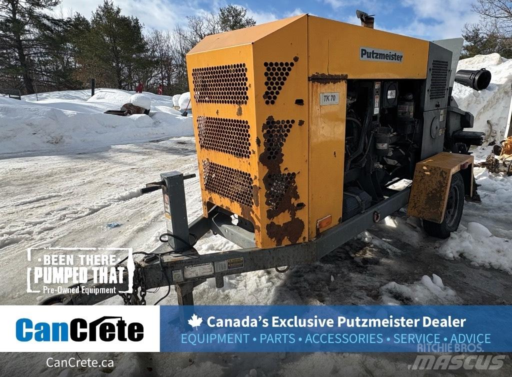 Putzmeister TK 70 Kamionske beton pumpe