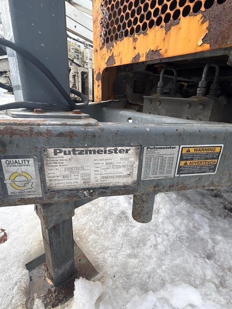 Putzmeister TK 70 Kamionske beton pumpe