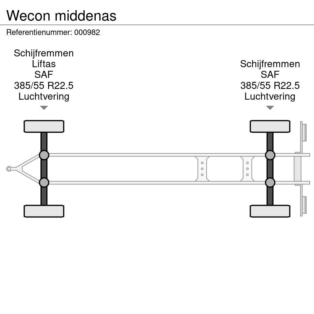 Wecon middenas Prikolice platforme/otvoreni sanduk