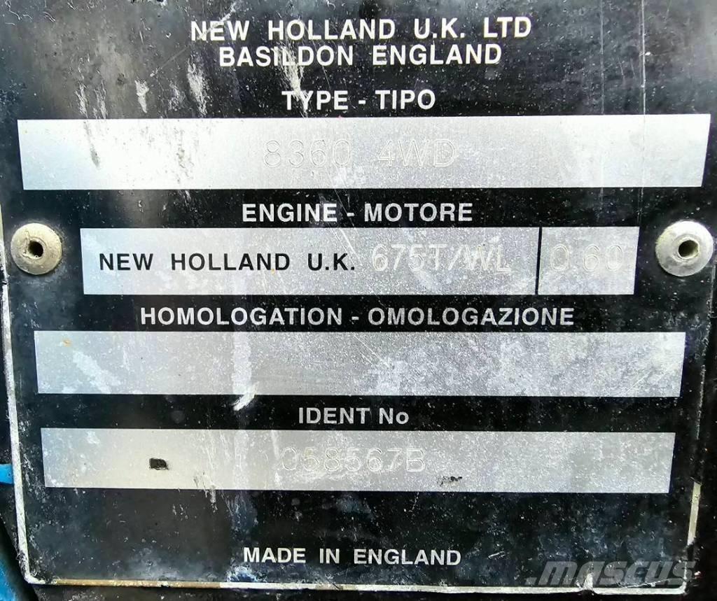 New Holland 8360 DT Traktori
