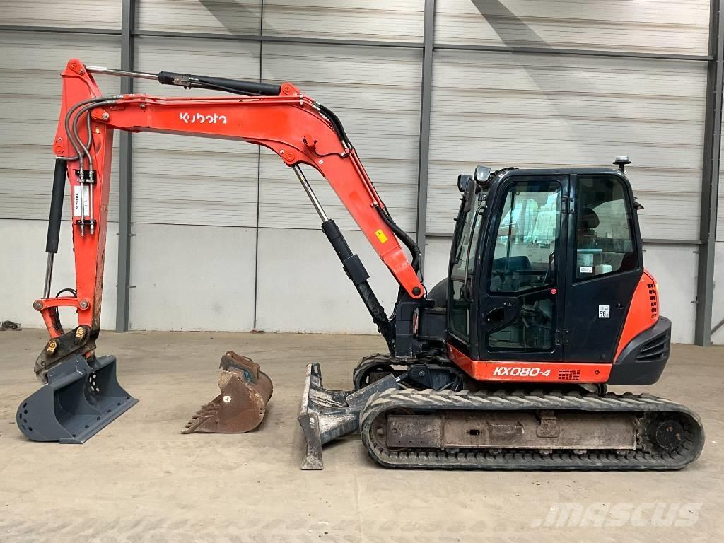 Kubota KX 080-4 Midi bageri 7t – 12t