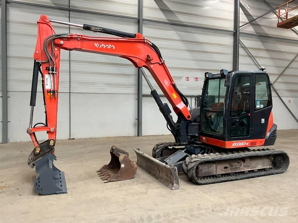 Kubota KX 080-4 Midi bageri 7t – 12t