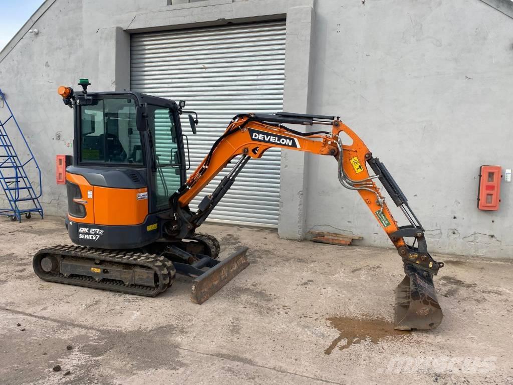 Develon DX 27 Z-7 Mini bageri <7t