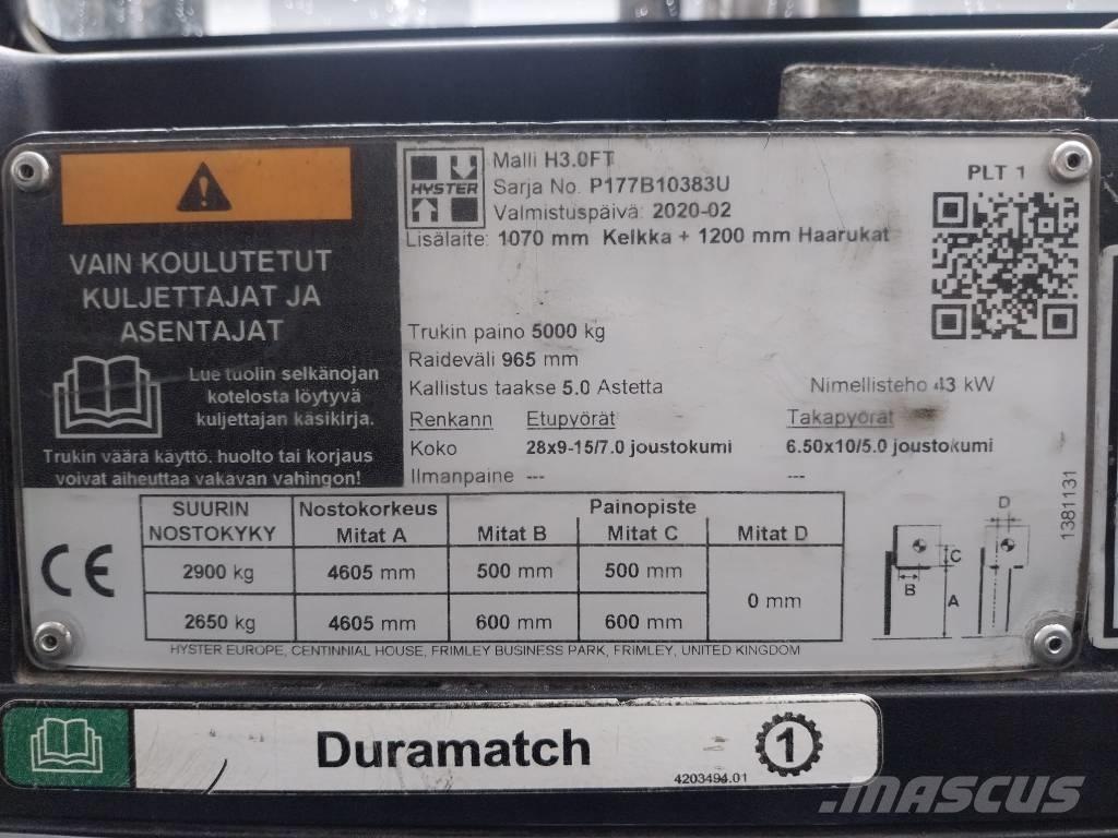 Hyster H 30 FT Dizelski viličari
