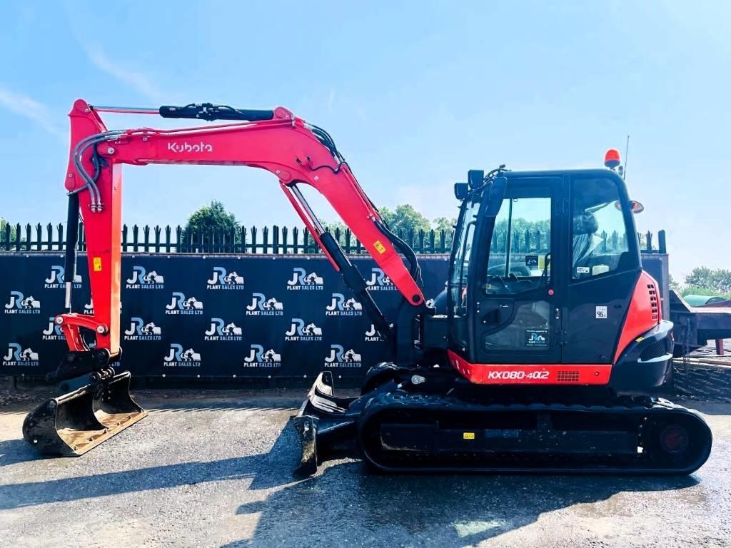 Kubota KX 080-4 Midi bageri 7t – 12t