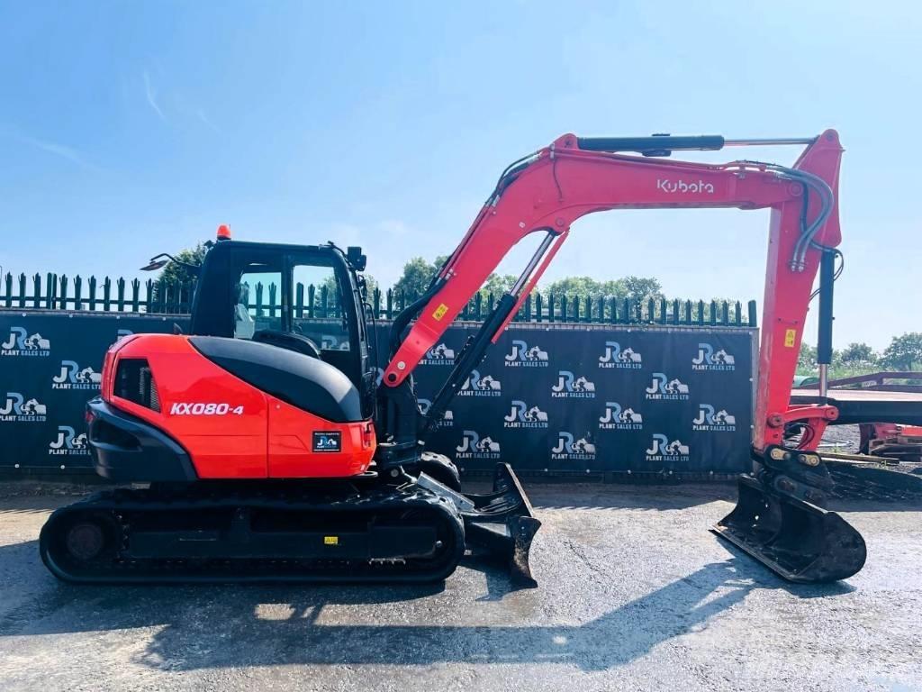Kubota KX 080-4 Midi bageri 7t – 12t