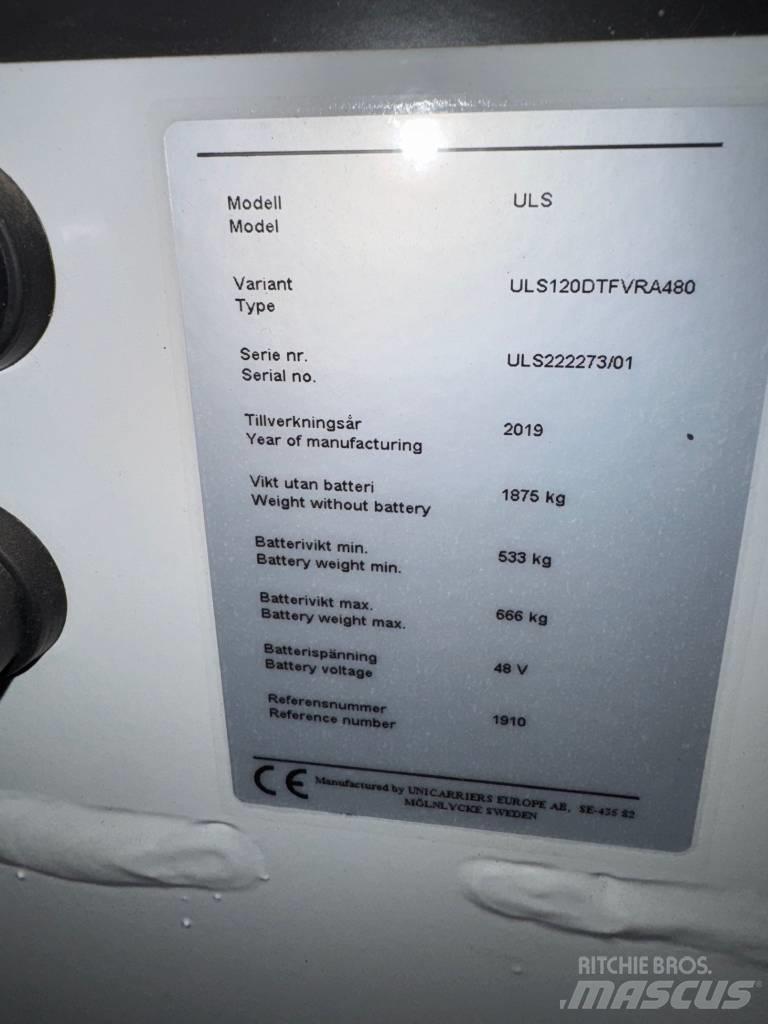UniCarriers ULS 120 Viličari sa pomičnim stupom